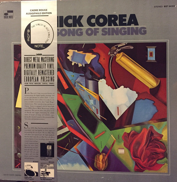 Chick Corea : The Song Of Singing (LP, Album, RM, RP, Aud)