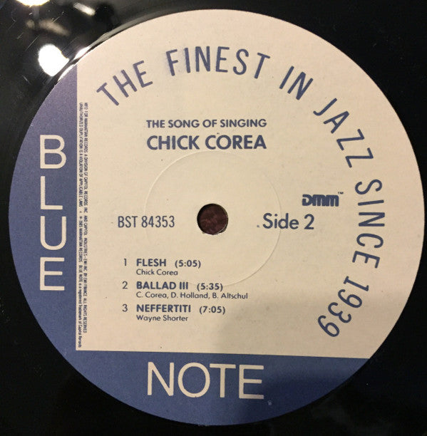 Chick Corea : The Song Of Singing (LP, Album, RM, RP, Aud)