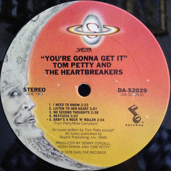 Tom Petty And The Heartbreakers : You're Gonna Get It! (LP, Album, San)