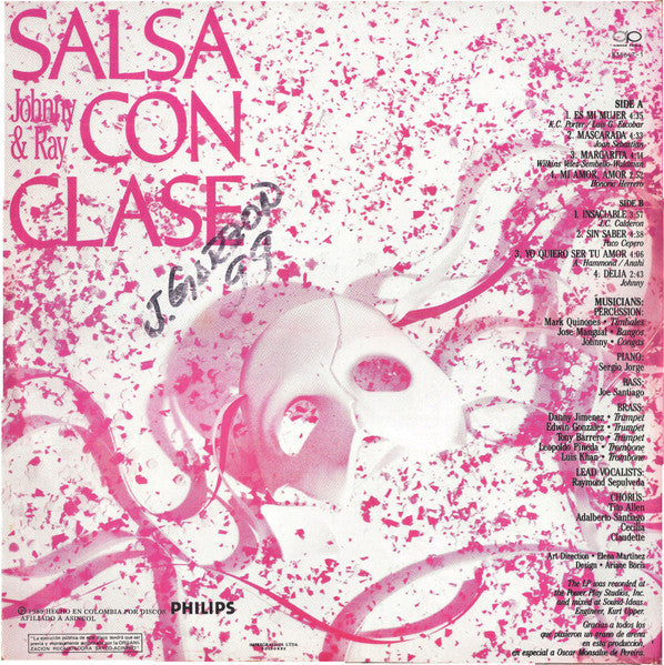 Johnny* & Ray*, Salsa Con Clase : Salsa Con Clase (LP, Album)