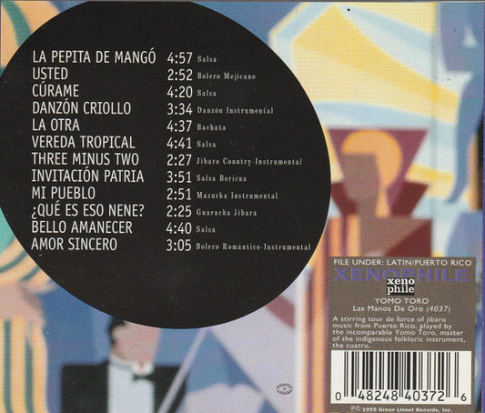 Yomo Toro : Las Manos De Oro (CD, Album)