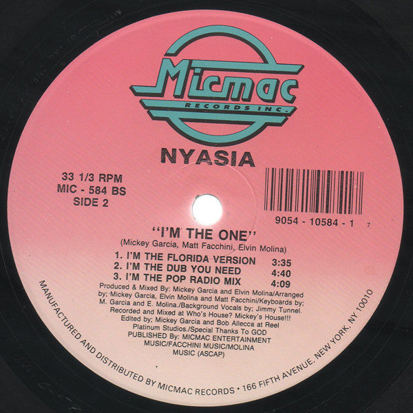 Nyasia : I'm The One (12")