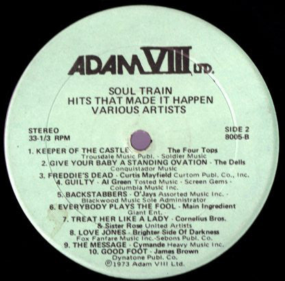 Various : Soul Train Hits That Made It Happen (LP, Comp, Son)