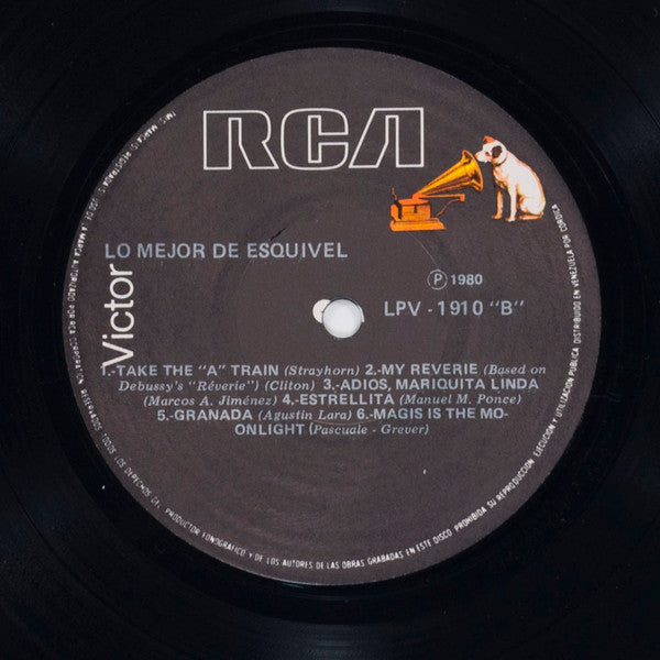 Esquivel And His Orchestra : Lo Mejor De Esquivel (LP, Comp, Mono, RE)