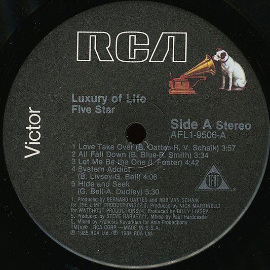 Five Star : Luxury Of Life (LP, Album)