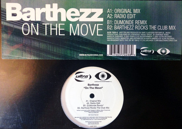 Barthezz : On The Move (12")
