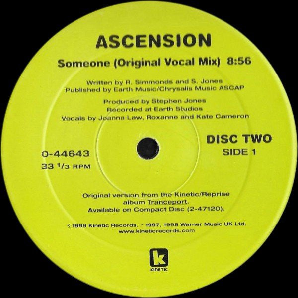 Ascension : Someone (2x12", Ltd)