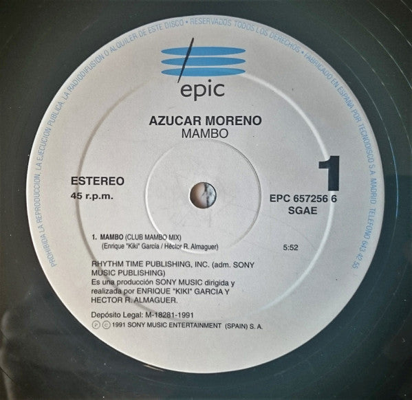 Azucar Moreno : Mambo (Club Mambo Mix) (12")