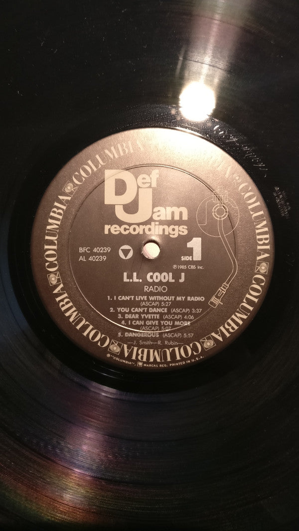 L.L. Cool J* : Radio (LP, Album, Pit)