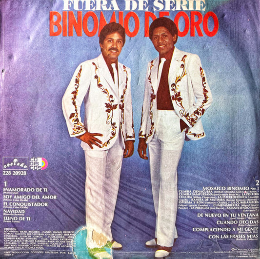 Binomio De Oro : Fuera De Serie (LP, Album)