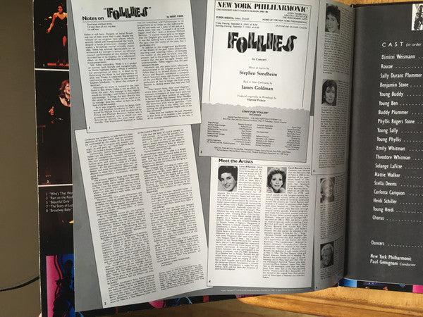 Various : Sondheim · Follies - Concert Cast / New York Philharmonic (2xLP, Gat)