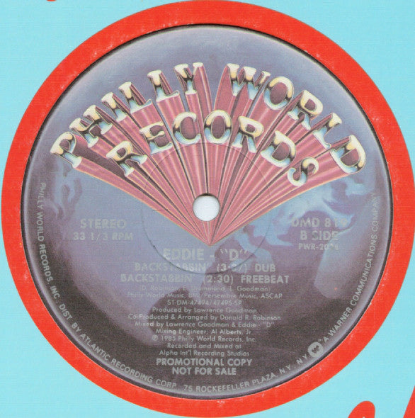 Eddie "D" : Backstabbin' (12", Promo)