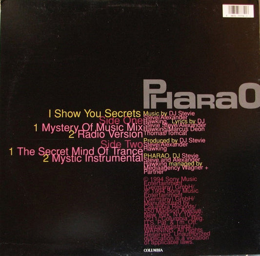 Pharao - I Show You Secrets vinyl record, 12" (Very Good Plus (VG+)) | Lulo Records