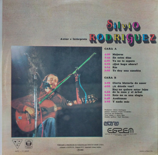Silvio Rodríguez : Mujeres (LP, Album, RE)