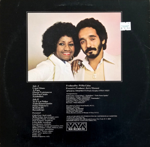 Celia Cruz & Willie Colón : Only They Could Have Made This Album (LP, Album)