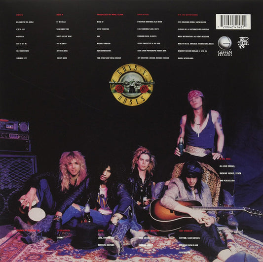 Guns N' Roses : Appetite For Destruction (LP, Album, RE, RP)