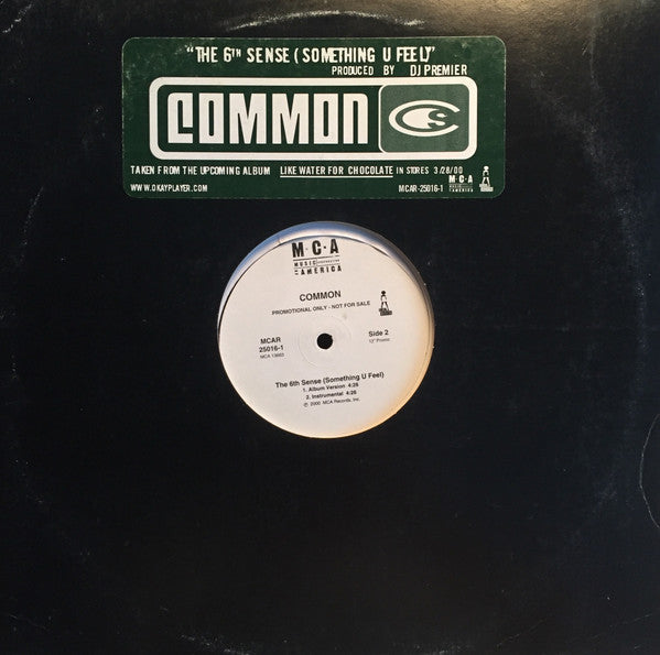 Common : The 6th Sense (Something U Feel) (12", Promo)