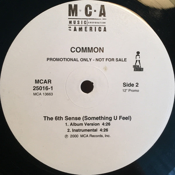 Common : The 6th Sense (Something U Feel) (12", Promo)