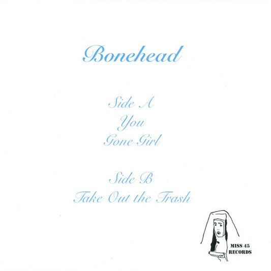 Bonehead (16) : You (7", EP, W/Lbl, Blu)