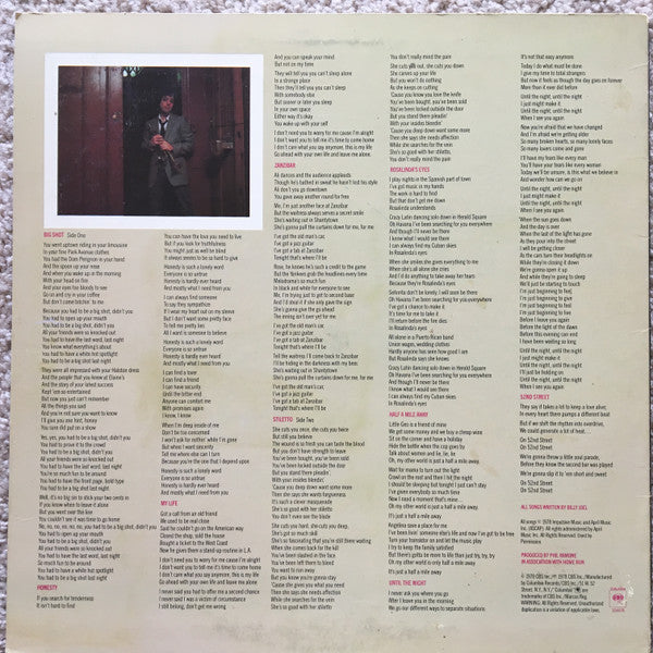Billy Joel : 52nd Street (LP, Album, NAM)