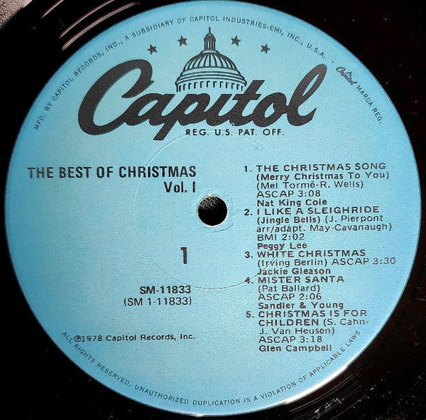 Various : The Best Of Christmas Vol. 1 (LP, Album, Comp)