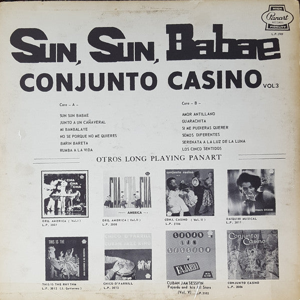 Conjunto Casino : Sun,Sun, Babae (LP, Album, Hig)