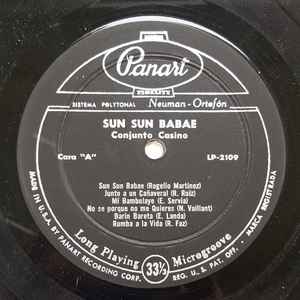Conjunto Casino : Sun,Sun, Babae (LP, Album, Hig)