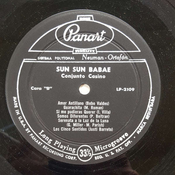 Conjunto Casino : Sun,Sun, Babae (LP, Album, Hig)