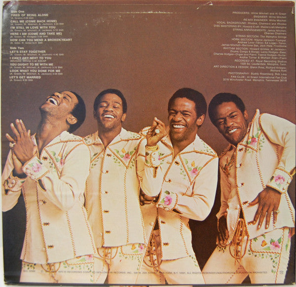Al Green : Greatest Hits (LP, Comp, Club, RE, CRC)