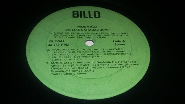 Billo's Caracas Boys : Mosaicos (LP)