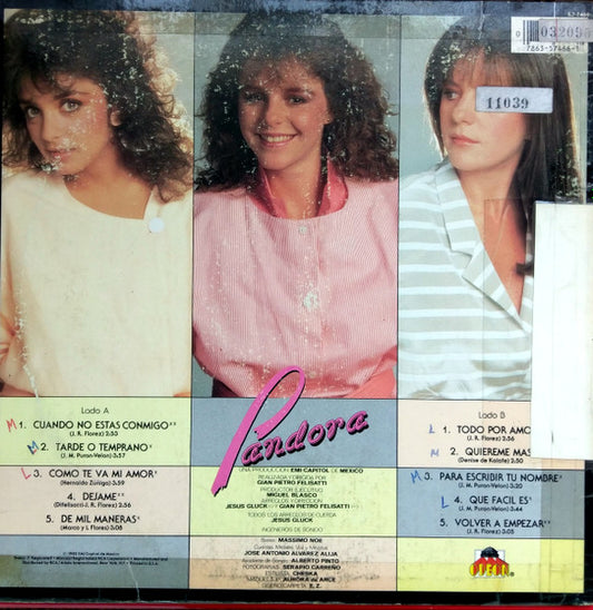 Pandora (11) : Pandora (LP, Album)