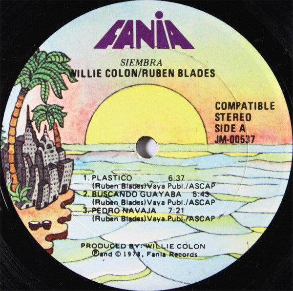 Willie Colon* & Ruben Blades : Siembra (LP, Album, Gat)