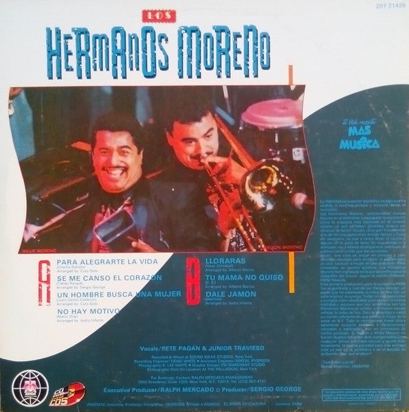 Los Hermanos Moreno : Para Alegrarte La Vida (LP, Album)