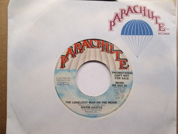 David Castle : The Loneliest Man On The Moon (7", Mono, Promo)
