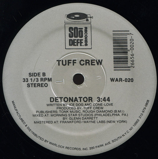 Tuff Crew - My Part Of Town vinyl record, 12" (Very Good (VG)) | Lulo Records