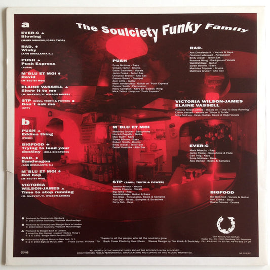 Various : The Soulciety Funky Family (LP, Comp)