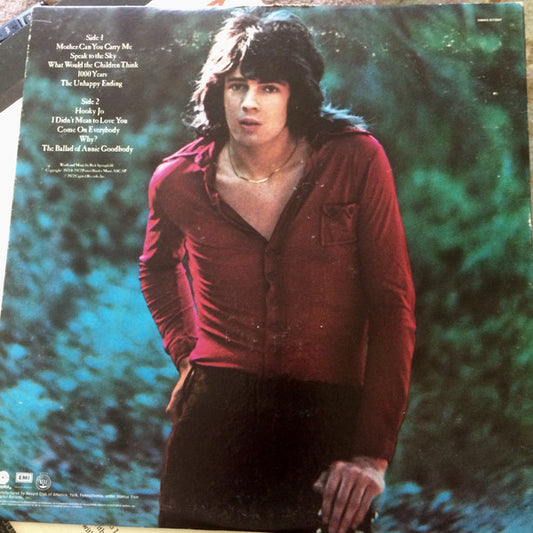 Rick Springfield - Beginnings vinyl record, LP (Mint (M)) | Lulo Records