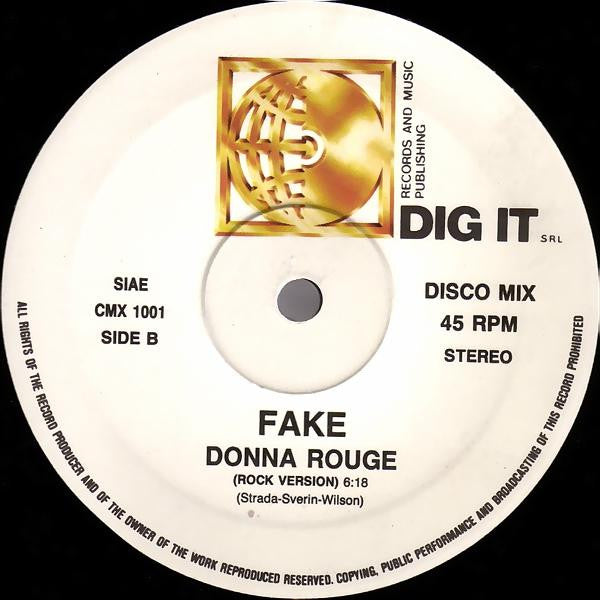 Fake : Donna Rouge (Voglio Fare L'Amore) (12", RE)