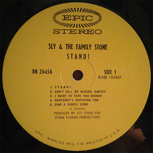 Sly & The Family Stone : Stand! (LP, Album, Ter)