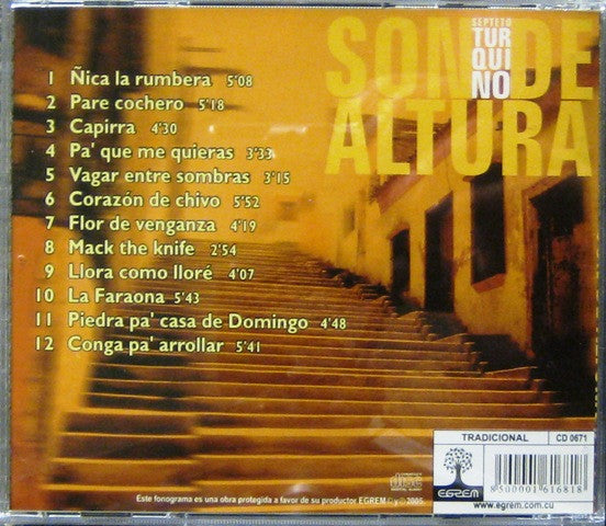 Septeto Turquino : Son De Altura (CD, Album)