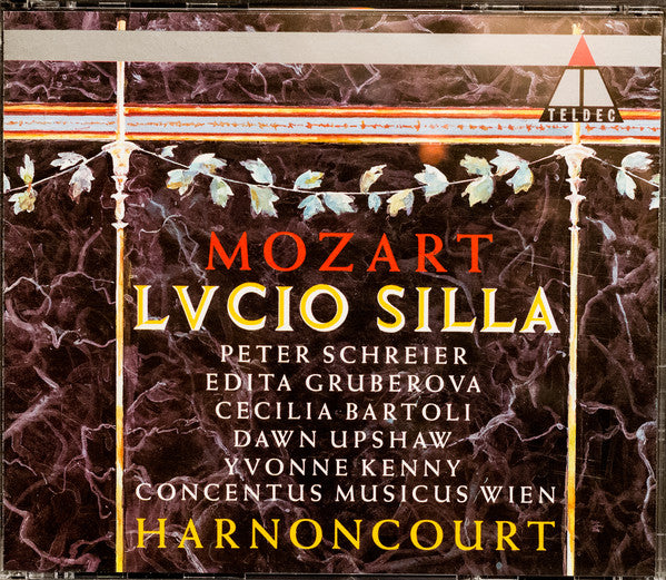 Wolfgang Amadeus Mozart - Peter Schreier, Edita Gruberova, Cecilia Bartoli, Dawn Upshaw, Yvonne Kenny, Concentus Musicus Wien, Nikolaus Harnoncourt : Lucio Silla (2xCD, Album + Box, Sli)