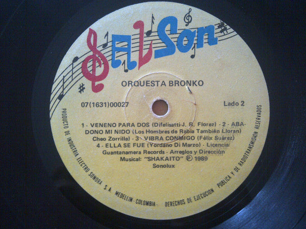 Orquesta Bronko : Bronko (LP, Album)