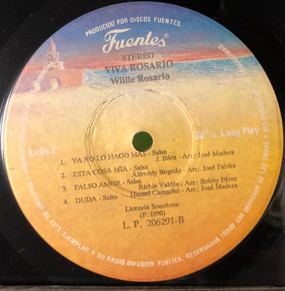 Willie Rosario : ¡Viva Rosario! (LP, Album)