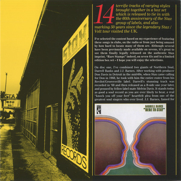 Various : The Stax Vinyl 7s Box (7x7", Mono + Box, Comp, Ltd, Num)