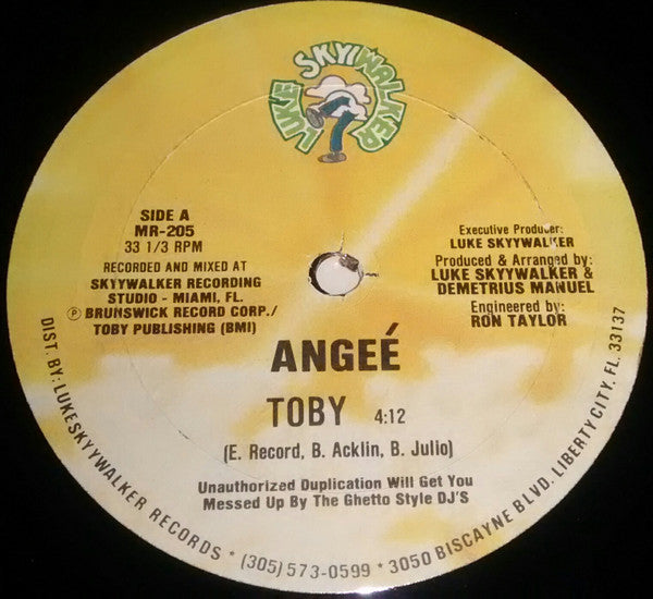 Angee Griffin : Toby (12", Single)