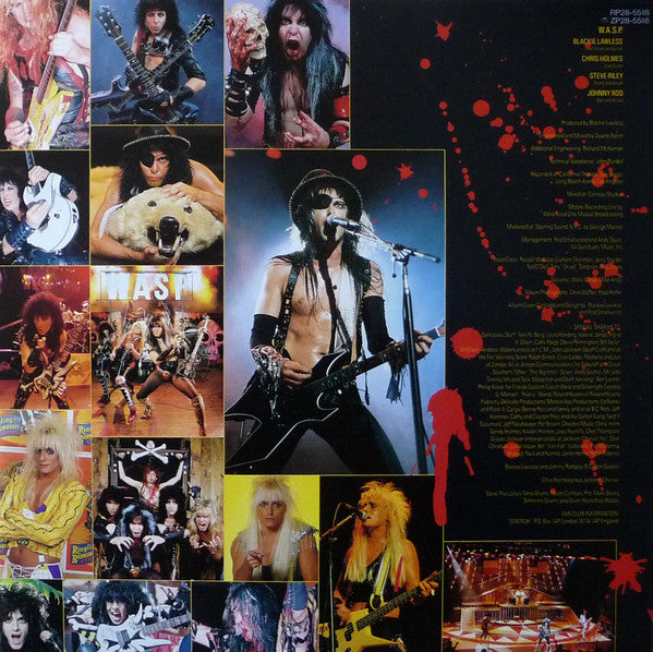 W.A.S.P. : Live... In The Raw (LP, Album)