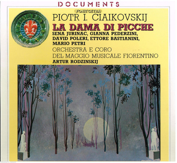 Pyotr Ilyich Tchaikovsky, Sena Jurinac, Gianna Pederzini, David Poleri, Ettore Bastianini, Mario Petri, Orchestra Del Maggio Musicale Fiorentino E Coro Del Maggio Musicale Fiorentino, Artur Rodzinski : La Dama Di Picche (3xLP, Album + Box)