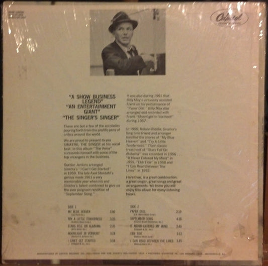 Frank Sinatra - Try A Little Tenderness vinyl record, LP (Mint (M)) | Lulo Records