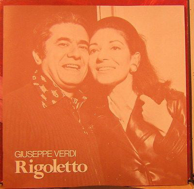 Giuseppe Verdi - Maria Callas, Giuseppe di Stefano, Piero Campolonghi, Umberto Mugnai, Orquesta Del Palacio de Bellas Artes De México E Coro Del Palacio De Bellas Artes De Mexico : Rigoletto (3xLP)