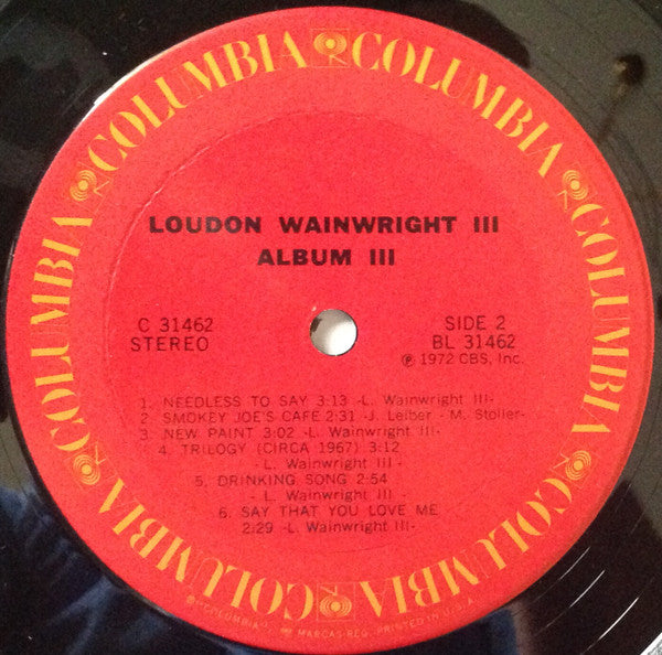 Loudon Wainwright III : Album III (LP, Album)